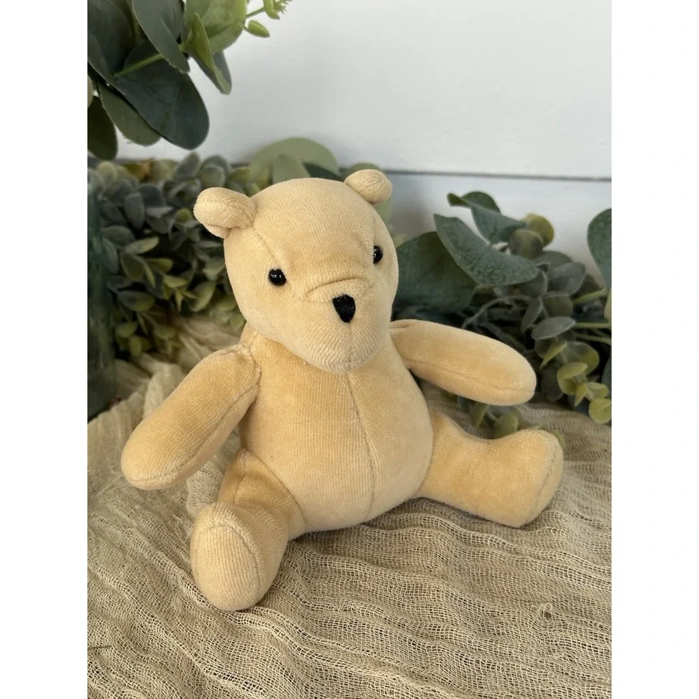 Vintage Disney Classic Pooh‎ Winnie Stuffed Animal Plush Gund Small Rattle Toy